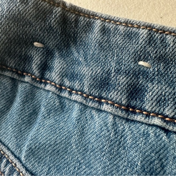 American Eagle Women's Denim Ruffle Mini Skirt Size 6 NWOT - Picture 8 of 9